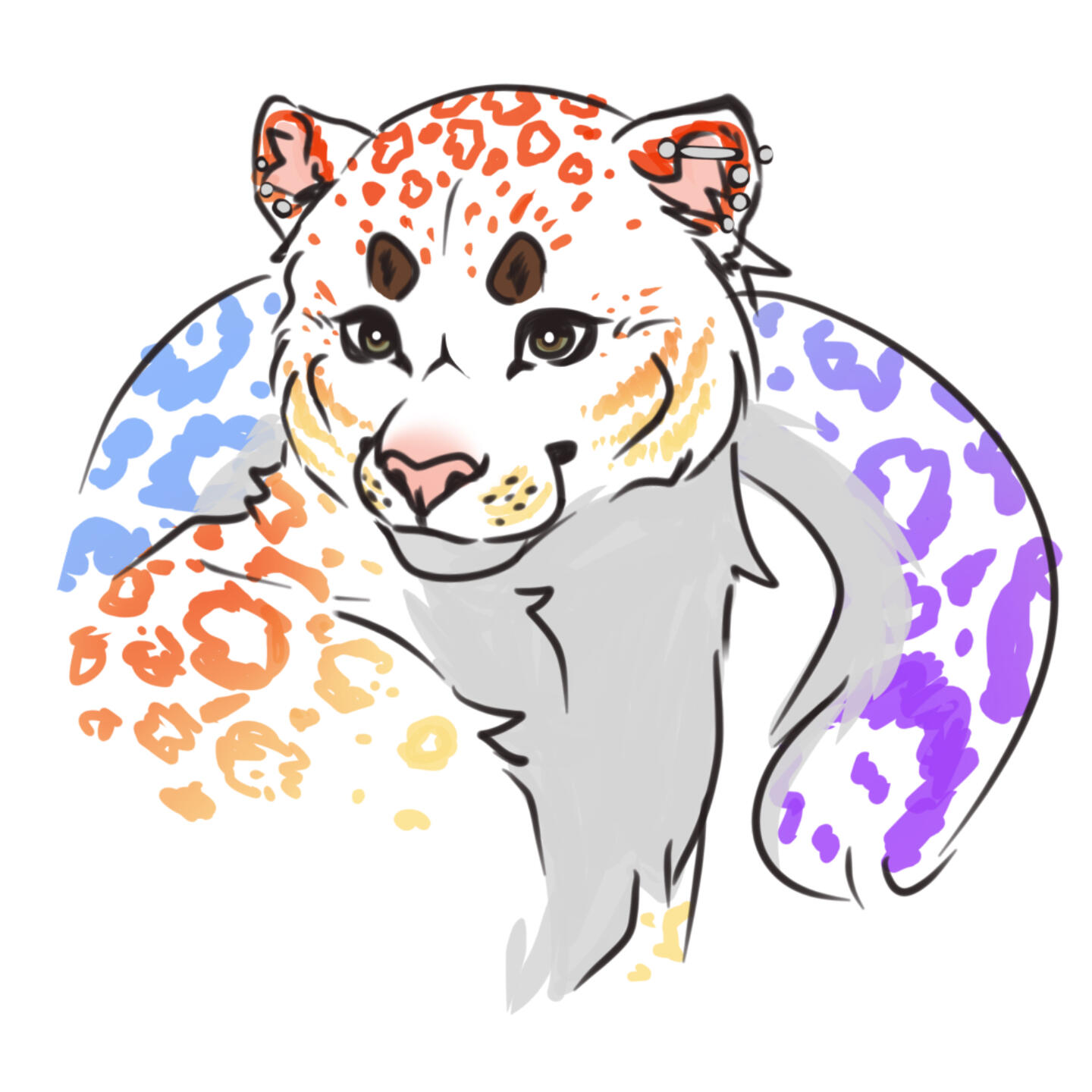 i started my art journey drawing animals! even though I don’t do it often today, drawing animals still comes more naturally to me than drawing anything else.
